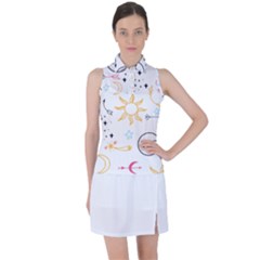 Pattern Mystic Women s Sleeveless Polo Tee