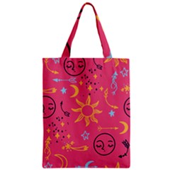 Pattern Mystic Color Zipper Classic Tote Bag by alllovelyideas