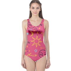 Pattern Mystic Color One Piece Swimsuit by alllovelyideas