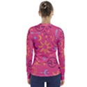 Pattern Mystic Color V-Neck Long Sleeve Top View2