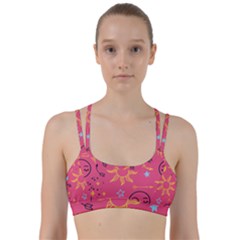 Pattern Mystic Color Line Them Up Sports Bra