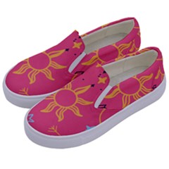 Pattern Mystic Color Kids  Canvas Slip Ons