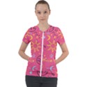 Pattern Mystic Color Short Sleeve Zip Up Jacket View1