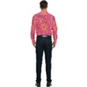 Pattern Mystic Color Men s Long Sleeve Pocket Shirt  View2