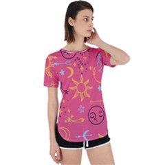 Pattern Mystic Color Perpetual Short Sleeve T-shirt