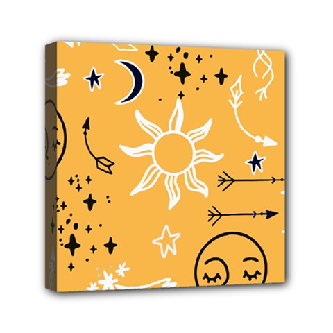 Pattern Mystic Color2 Mini Canvas 6  X 6  (stretched)