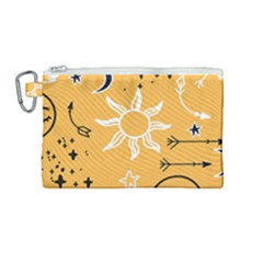 Pattern Mystic Color2 Canvas Cosmetic Bag (medium) by alllovelyideas