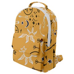 Pattern Mystic Color2 Flap Pocket Backpack (small)