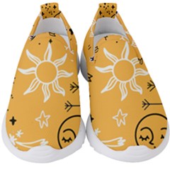 Pattern Mystic Color2 Kids  Slip On Sneakers