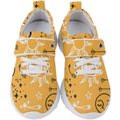 Pattern Mystic Color2 Kids  Velcro Strap Shoes