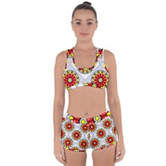 Mandala Modern Forme Geometrique Racerback Boyleg Bikini Set by byali