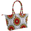 Mandala Modern Forme Geometrique Canvas Shoulder Bag View2