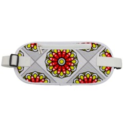 Mandala Modern Forme Geometrique Rounded Waist Pouch by byali