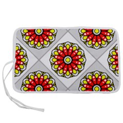 Mandala Modern Forme Geometrique Pen Storage Case (l) by byali