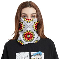 Mandala Modern Forme Geometrique Face Covering Bandana (two Sides) by byali