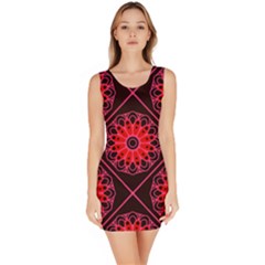 Mandala Colore Abstraite Bodycon Dress by byali