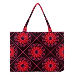 Mandala Colore Abstraite Medium Tote Bag by byali