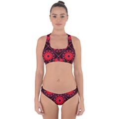 Mandala Colore Abstraite Cross Back Hipster Bikini Set