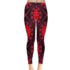 Mandala Colore Abstraite Inside Out Leggings by byali