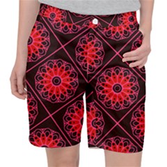 Mandala Colore Abstraite Pocket Shorts by byali