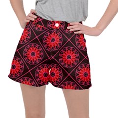 Mandala Colore Abstraite Ripstop Shorts by byali