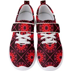 Mandala Colore Abstraite Men s Velcro Strap Shoes by byali