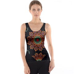 Colored Mandala Dark 2 Tank Top by byali