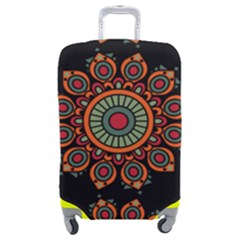 Colored Mandala Dark 2 Luggage Cover (medium)