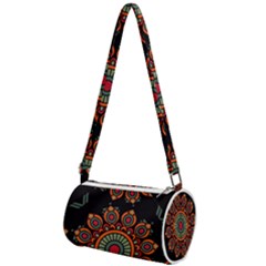 Colored Mandala Dark 2 Mini Cylinder Bag by byali