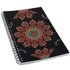 Colored Mandala Dark 2 5 5  X 8 5  Notebook by byali