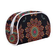 Colored Mandala Dark 2 Make Up Case (small) by byali