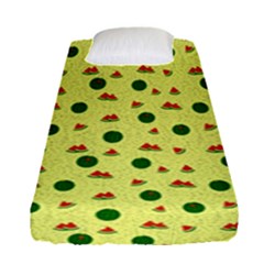 Watermelon Fitted Sheet (single Size) by UniqueThings