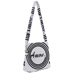 Amour Zipper Messenger Bag