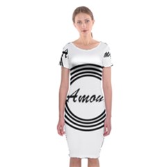 Amour Classic Short Sleeve Midi Dress by WELCOMEshop