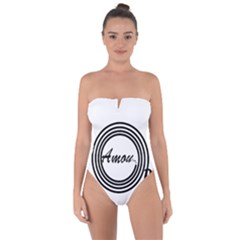 Amour Tie Back One Piece Swimsuit