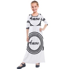 Amour Kids  Quarter Sleeve Maxi Dress by WELCOMEshop