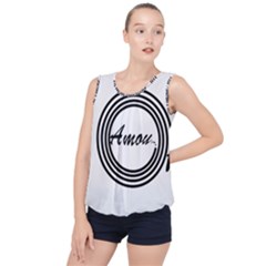 Amour Bubble Hem Chiffon Tank Top by WELCOMEshop