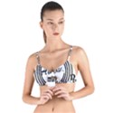 AMOUR Tie Up Cut Bikini Top View1