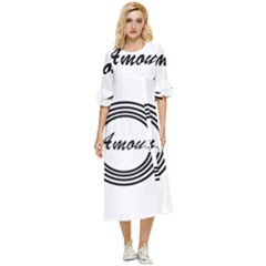 Amour Double Cuff Midi Dress by WELCOMEshop