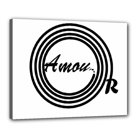 Amour Canvas 20  X 16  (stretched)