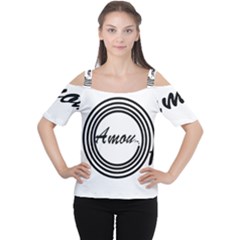 Amour Cutout Shoulder Tee