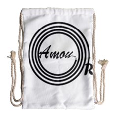 Amour Drawstring Bag (large) by WELCOMEshop