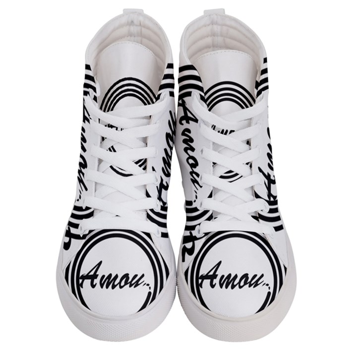 AMOUR Women s Hi-Top Skate Sneakers