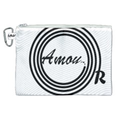 Amour Canvas Cosmetic Bag (xl)