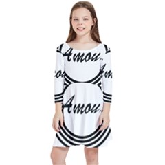 Amour Kids  Quarter Sleeve Skater Dress