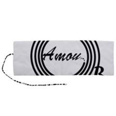 Amour Roll Up Canvas Pencil Holder (m) by WELCOMEshop