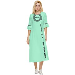 Amour Double Cuff Midi Dress