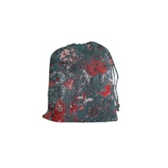 Multicolored Surface Texture Print Drawstring Pouch (small)