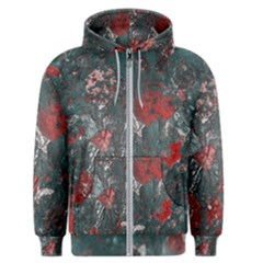 Multicolored Surface Texture Print Men s Zipper Hoodie by dflcprintsclothing