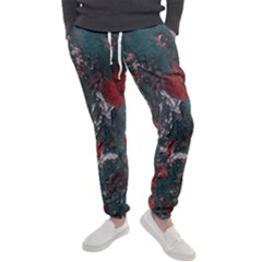 Multicolored Surface Texture Print Men s Jogger Sweatpants by dflcprintsclothing